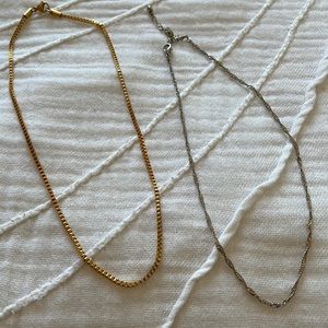 2 chain necklaces
